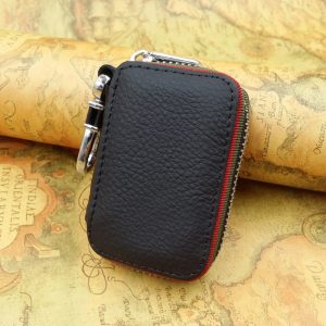 Key holder for car keys wallet pouch bag Genuine leather keychain housekeeper car key case organizer