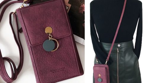 Latest Women Leather Shoulder Wallet Phone bag Case Female Multifunction Coin Change Passport Purse Card Holder