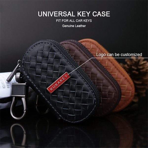 Leather Car Key Bag Case Covers Wallet For AUDI BENZ HONDA BUICK CADILLAC CHEVROLET CITROEN DODGE