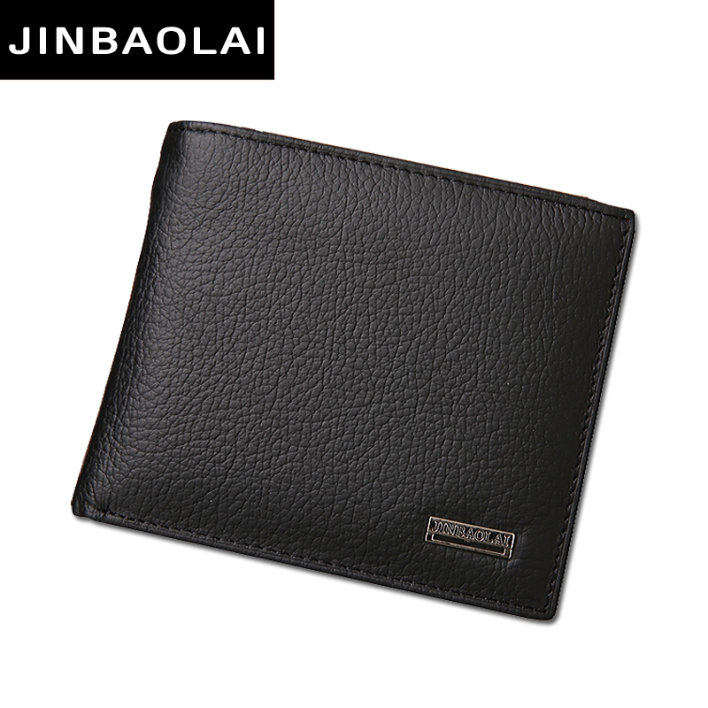 JINBAOLAI Hot Selling Short Men's Wallet Leather Fashion Men's