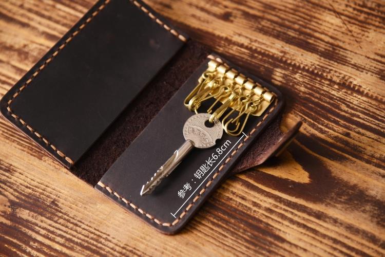 Key Organizer Case Luxury Designer Wallet For Unisex Genuine