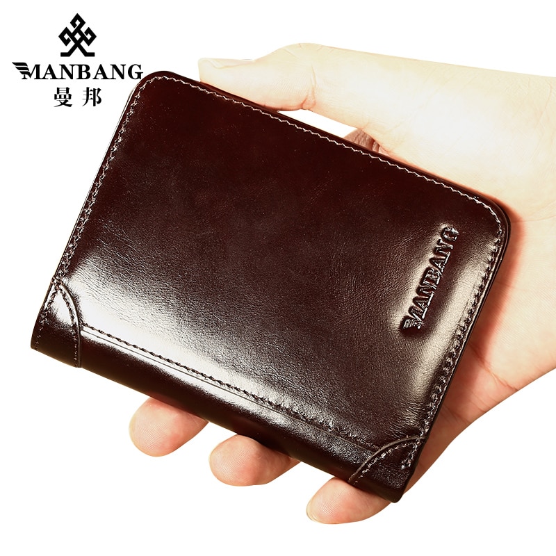Mens Luxury Soft Business Leather Bifold Wallet Credit Card Holder Purse -  Walmart.com
