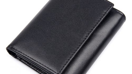 Men RFID Blocking Genuine Leather Wallet Trifold Short Minimalist Wallet Vintage Card Holder Male Carteria Masculina