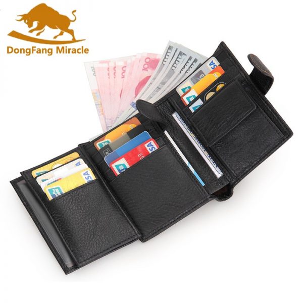 Men Wallet Genuine Leather Brand Designers Male Clutch Certificates Bag Money Pocket Large Capacity Coin Purses