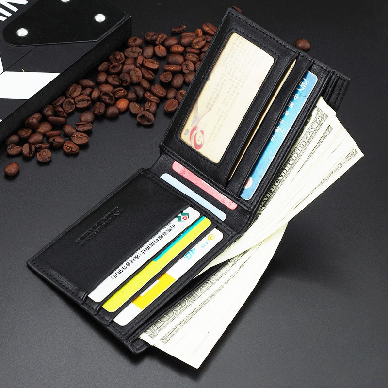 New Short Men Wallets Brand Male Wallet Classic Slim Card Holder High  Quality Luxury Small Men's Coin Purse Foldable Wallets