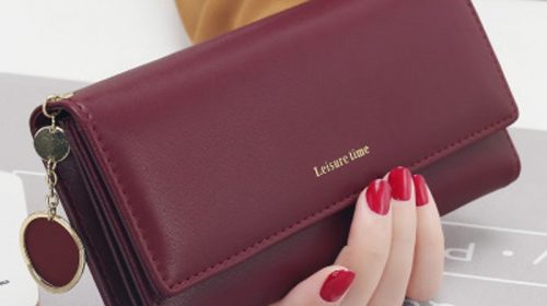 New  Fashion Wrist band Women Wallets Long Style Multi functional wallet Purse Fresh PU leather
