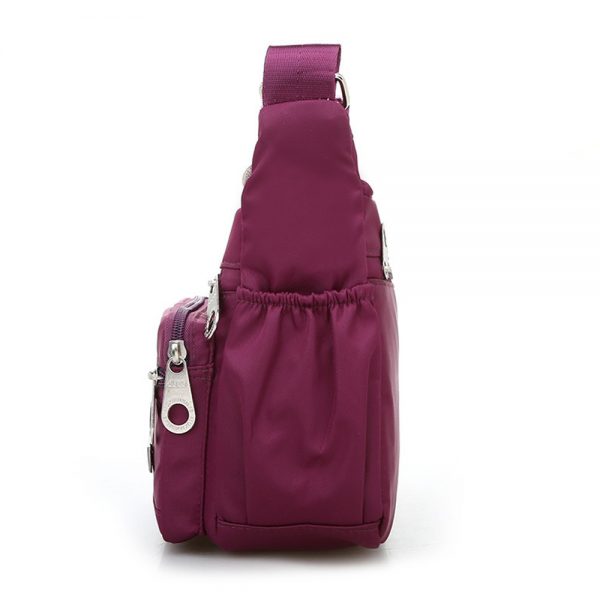 New Ladies Fashion Shoulder Bags for Women Designer Waterproof Nylon Handbag Zipper Purses Messenger Crossbody Bag