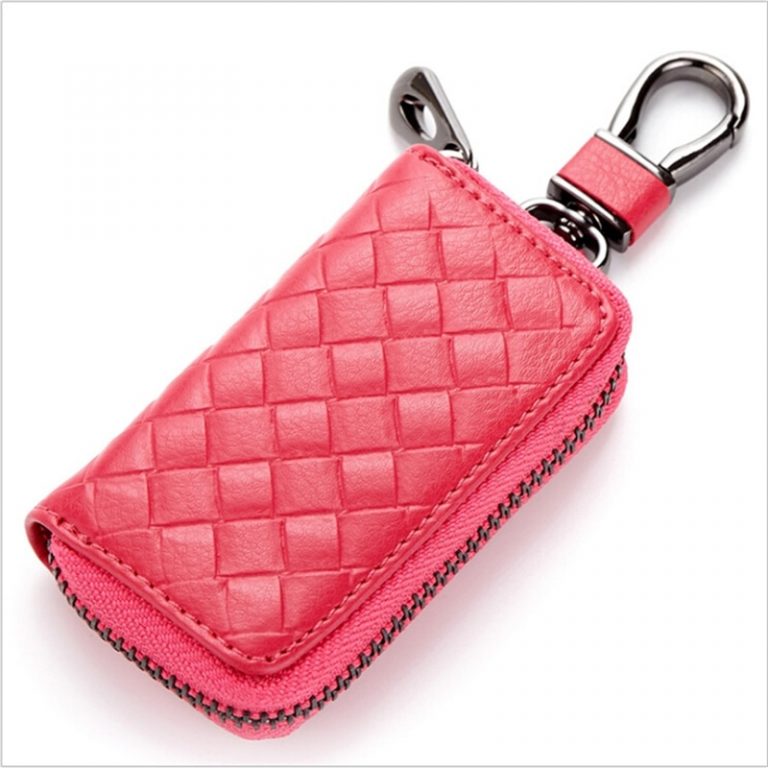 Genuine Leather Vintage Crocodile Claw Keychain Wallets