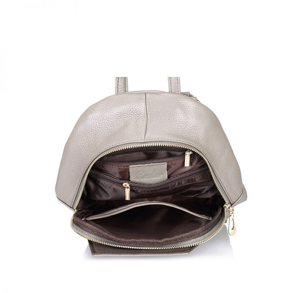 REALER fashion women genuine leather backpacks for girl high quality female shoulder bags teenagers schoolbag mochila