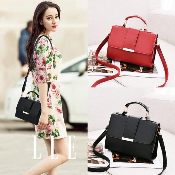 REPRCLA  Summer Fashion Women Bag Leather Handbags PU Shoulder Bag Small Flap Crossbody Bags for