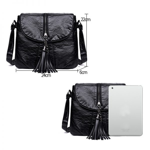 REPRCLA New Designer Shoulder Bag Soft Leather Handbag Women Messenger Bags Crossbody Fashion Women Bag Female