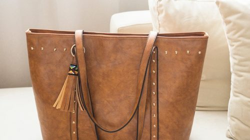 Rivet PU Leather Women Handbag Casual Tassel Women Shoulder Bag