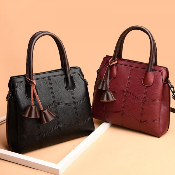 Genuine Leather Luxury Designer Handbags for Women - Casual Tote