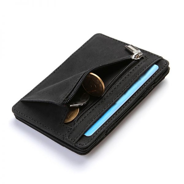 Ultra Thin Mini Wallet Men s Small Wallet Business PU Leather Magic Wallets High Quality Coin