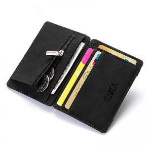 Ultra Thin Mini Wallet Men s Small Wallet Business PU Leather Magic Wallets High Quality Coin