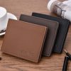Vintage Horizontal Bag Coin Bag Men Wallets Thin Mens Wallet Short Male Money Purses New