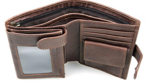 Retro Bifold Wallets for Men