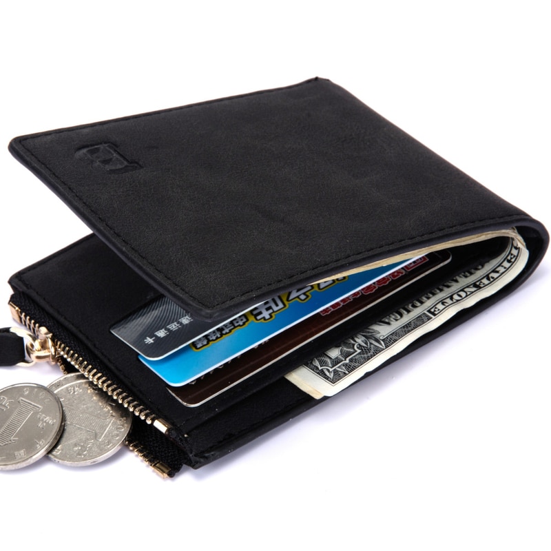 Luxury Designer Wallets Men Vintage Card Holder Large Capacity Cardholder  Short Purse Top Quality Cash Bag Slim Wallet