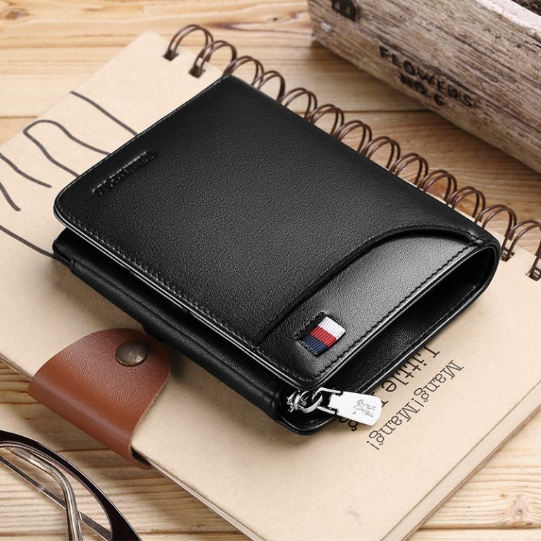 WILLIAMPOLO Famous Brand Fashion 3 Bifold Short Wallet Genuine Leather Luxury Wallet Money Bag PL297 1 768x768 