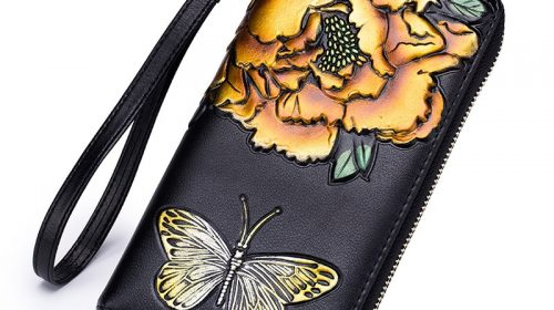 Wallet Female Coin Purses Women s Handbag Genuine Leather Handy Bags Clutch RFid Card Holder Lxury