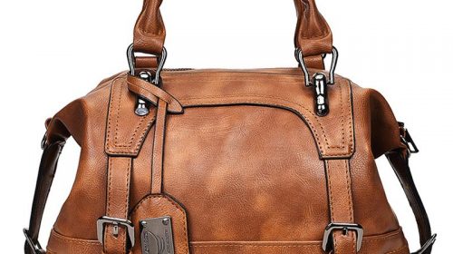 Women Bag  Vintage Shoulder Bag Women Handbags Soft Leather Crossbody Bags For Women Ladies Boston