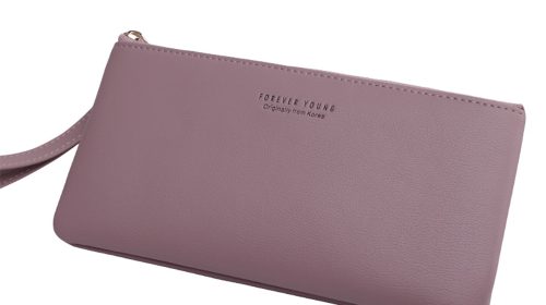 Women Fashion Leather Wrist Strap Wallet Portable Multifunction Long Change Purse Hot Female Phone Coin Zipper