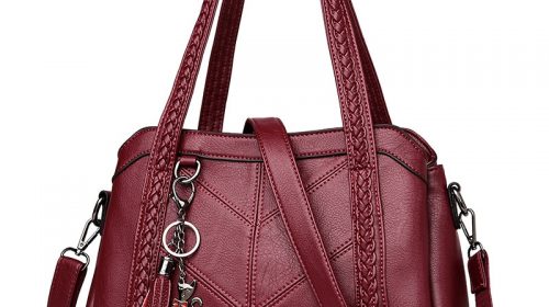 Women Handbag Genuine Leather Tote Bags Tassel Luxury Women Shoulder Bags Ladies Leather Handbags Women Fashion