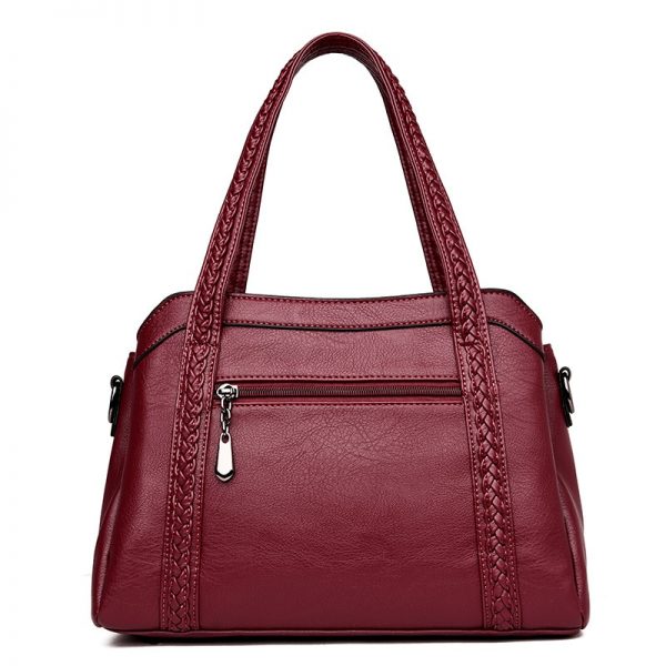 Women Handbag Genuine Leather Tote Bags Tassel Luxury Women Shoulder Bags Ladies Leather Handbags Women Fashion
