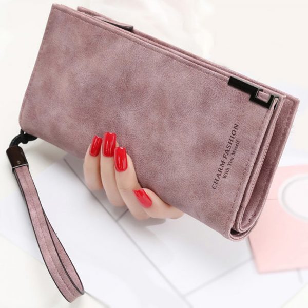 Women Wallets Fashion Lady Wristlet Handbags Long Money Bag Zipper Coin Purse Cards ID Holder Clutch