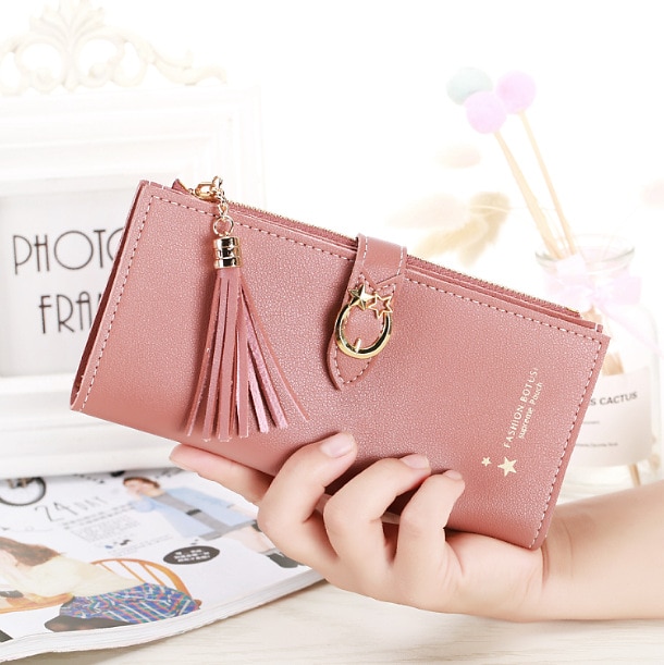Korean Fashion Leather Ladies Wallet Coin Purse Card Holder Mini Cute  Wallets For Women | Lazada PH