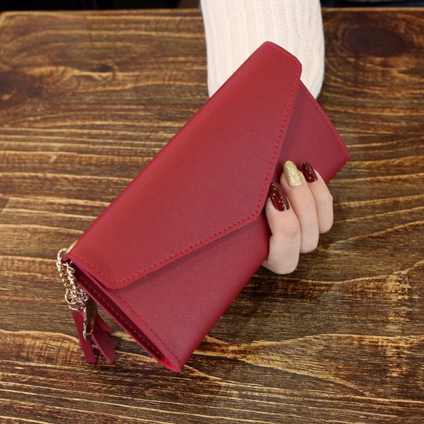 Women Wallets Multifunction PU Leather Women s Long Design Purse Female Card Holder Long Lady Tassel