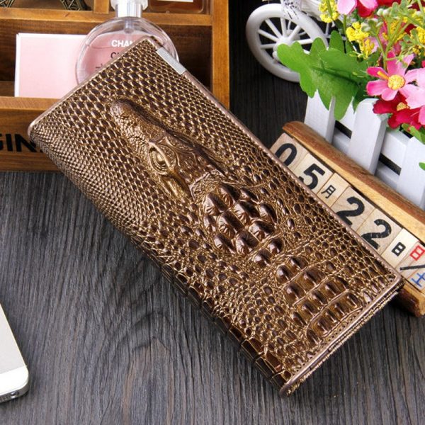 Women Women s Wallet Female Genuine Leather Wallet Brand Phone Carteira Long Hasp Clutch Bags Trifold