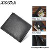 X D BOLO  New Men Wallets Genuine Leather Purse Mens Money Bag Card Holder Wallet