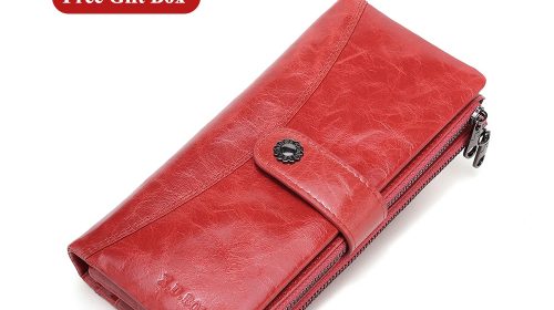 X D BOLO New Women Wallet Long Purses Clutch Wallets Female Fashion Phone Purse Card Holder