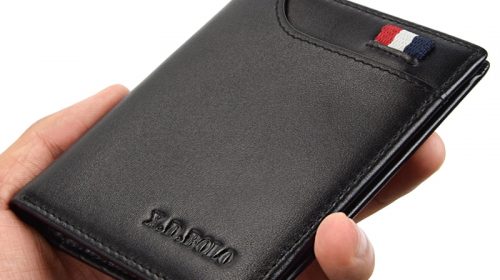 XDBOLO Fashion Genuine Leather Men Small Wallets Thin Mini Male Card Holders Purse Slim Wallet Men
