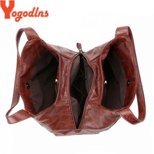 Yogodlns Vintage Women Hand Bag Designers Luxury Handbags Women Shoulder Bags Female Top handle Bags Fashion