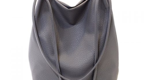 Yogodlns Women Leather Handbags Black Bucket Shoulder Bags Ladies Crossbody Bags Large Capacity Ladies Shopping Bag