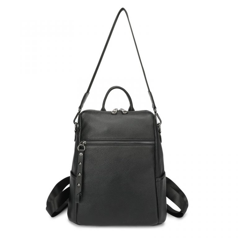 Zency’s Soft Genuine Cowhide Leather Casual Backpacks for Women
