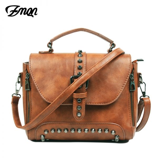 ZMQN Crossbody Bags For Women  Shoulder Bags Female Vintage Leather Bags Women Handbags Famous Brand