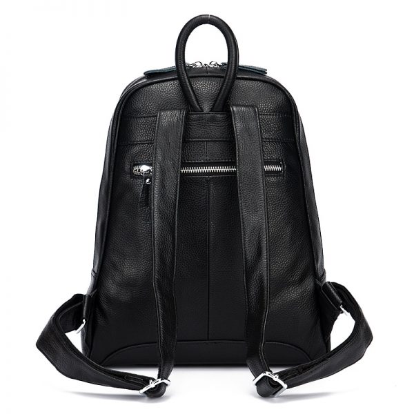 Zency  Soft Genuine Leather Fashion Women Backpack Casual Travel Bag Preppy Style Girl s Schoolbag