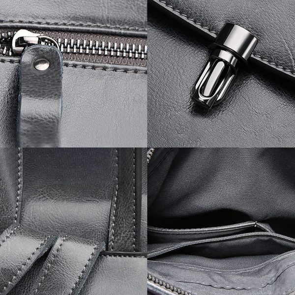 Zency Fashion Women Backpack  Genuine Leather Knapsack Casual Travel Bag Preppy Style Girl s Schoolbag