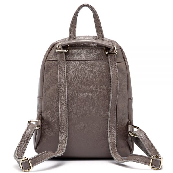 Zency New Arrival Women Backpack  Genuine Leather Ladies Travel Bags Preppy Style Schoolbags For Girls