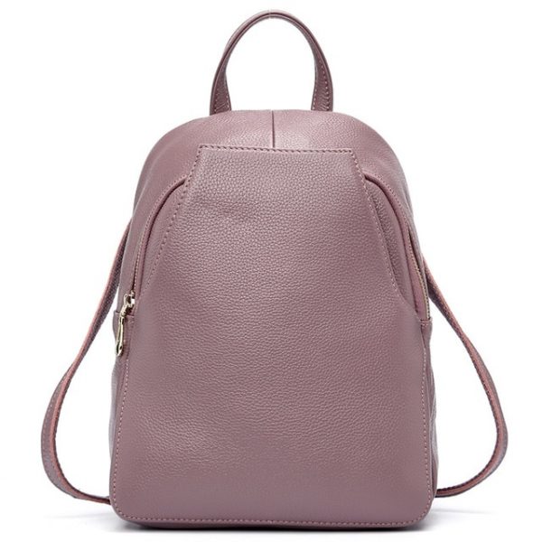 genuine leather women's backpack