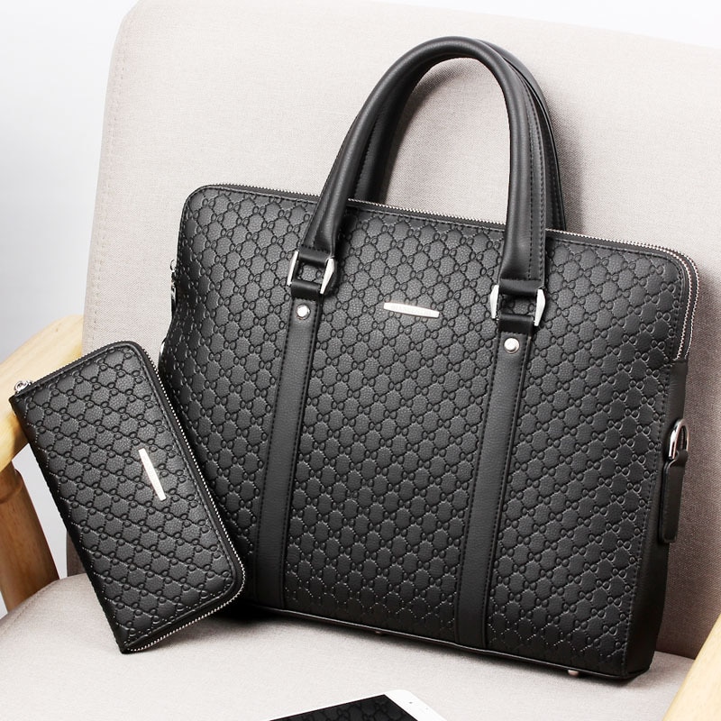 synthetic leather briefcase