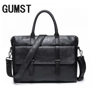 Casual Leather Briefcase