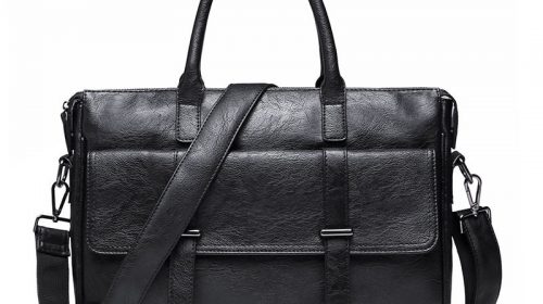 Casual Leather Briefcase