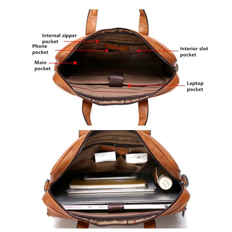 JEEP BULUO’s High Quality Travel / Business Laptop Bag for 14