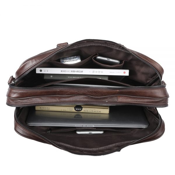 JOYIR Business Briefcase Genuine Leather Men Bag Computer Laptop Handbag Man Shoulder Bag Messenger Bags Men