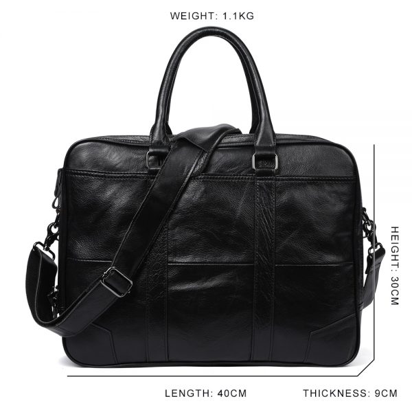 JOYIR Business Briefcase Genuine Leather Men Bag Computer Laptop Handbag Man Shoulder Bag Messenger Bags Men