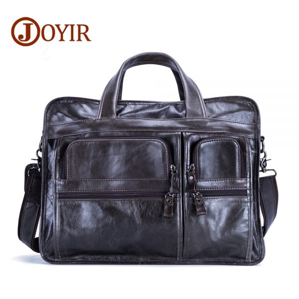 JOYIR’s Genuine Casual Leather Tote Shoulder Laptop Bags for Men